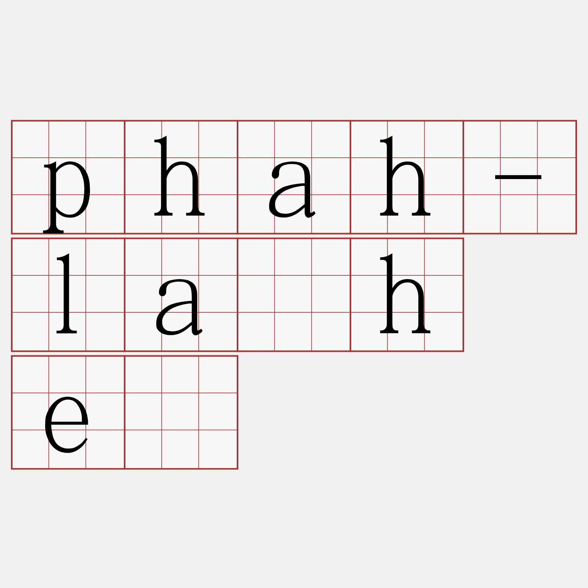 phah-la̍h ê
